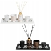 Dyfuzor zapachowy tealight na tacy prezent na święta Aroma Set Czarny 7 pcs