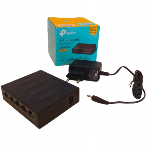 SWITCH TP-LINK LS1005G ROZDZIELACZ LAN 5 portów najwyższa jakość Super Cena