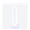 LAMPA LED WIELOKOLOROWA RGB DEKORACYJNA AKUMULATOROWA USB PILOT 27 CM BIAŁA