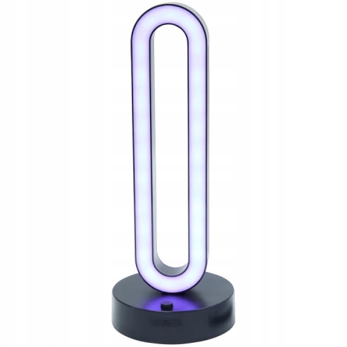 LAMPA LED WIELOKOLOROWA DEKORACYJNA AKUMULATOROWA USB PILOT 27 CM CZARNA