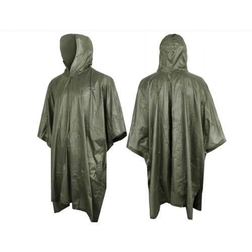 Ponczo PONCHO przeciwdeszczowe 155-190 cm wodoodporne 2650 mm kolor ZIELONY