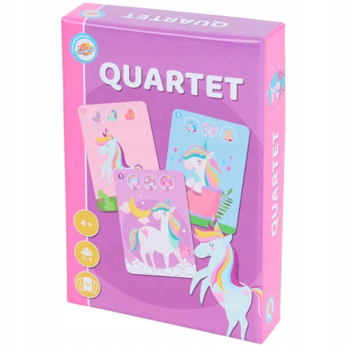Talia kart do gry w kwartet Craft Universe wielka gra w kolory dinozaury 71