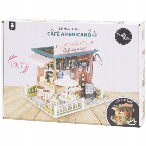 MINIATUROWY DOMEK DO SAMODZIELNEGO SKŁADANIA THE STORY KEEPER LED