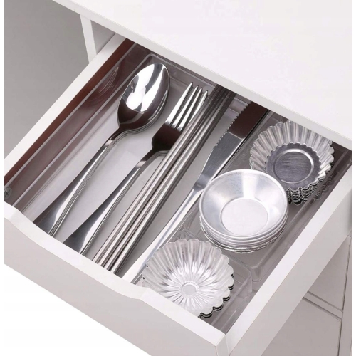 Wkład do szuflady na sztućce organizer kuchenny wielofunkcyjny 23 x 9 cm