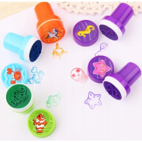 PIECZĄTKI STEMPLE DO DEKOROWANIA Z MOTYWEM MINI SMOKI DLA DZIECI 26 SZTUK