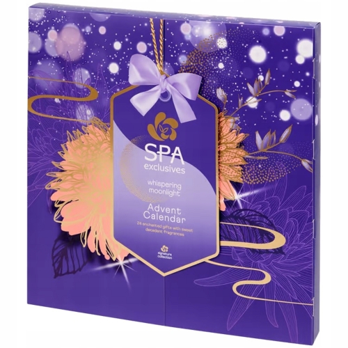 KALENDARZ ADWENTOWY Z KOSMETYKAMI 24 SZTUKI PREMIUM KOSMETYKI SPA VEGAN SPA