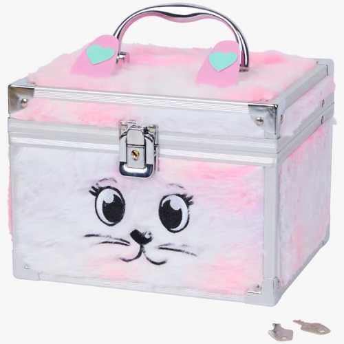 Kosmetyczka walizka dziecięca z produktami do makijażu I Love My Style KOT