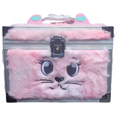 Kosmetyczka walizka dziecięca z produktami do makijażu I Love My Style KOT