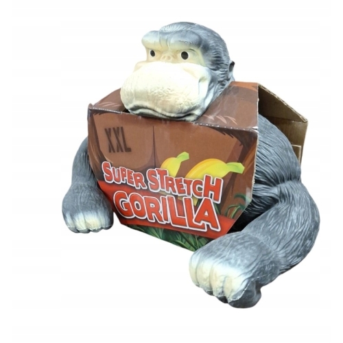 Goryl gorilla antystresowy stretch gniotek ROZCIĄGLIWY XXL 2kg DUŻY CZARNY