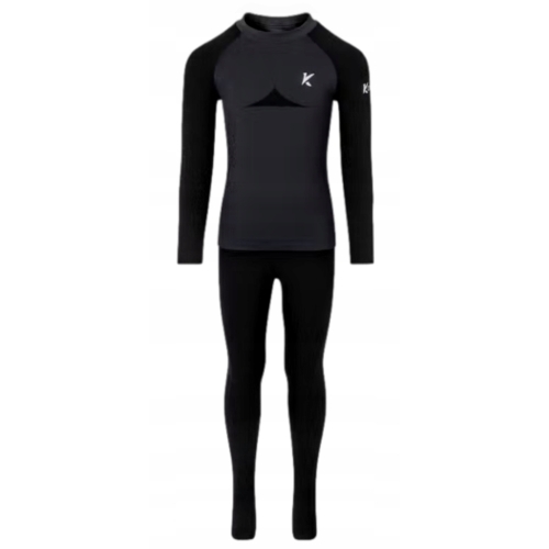Bielizna Termiczna Termoaktywna KAYTAN THERMO SET KIDS czarny r. 146-152