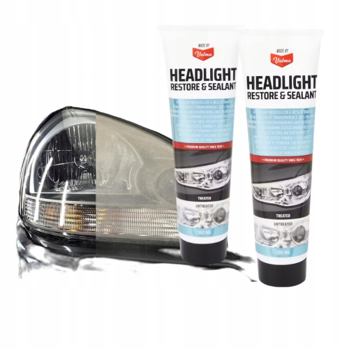 SUPER PASTA DO POLEROWANIA REFLEKTORÓW LAMP SAMOCHODOWYCH 100ML VALMA 2 szt