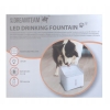 POIDŁO NA WODĘ DLA PSA I KOTA FONTANNA LED Z FILTREM DOZOWNIK AUTOMATYCZNY