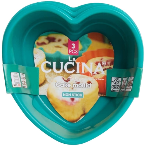 FOREMKI SILIKONOWE ELASTYCZNE 3 SZT DO PIECZENIA BABECZEK MUFFINKA ZIELONE