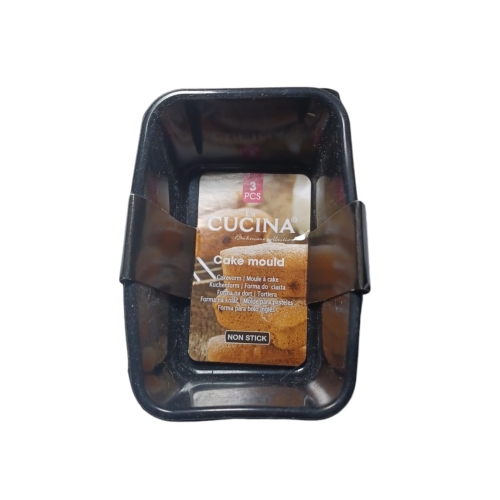 FOREMKI SILIKONOWE 3 SZT ELASTYCZNE DO PIECZENIA BABECZEK MUFFINKA CZARNE 8