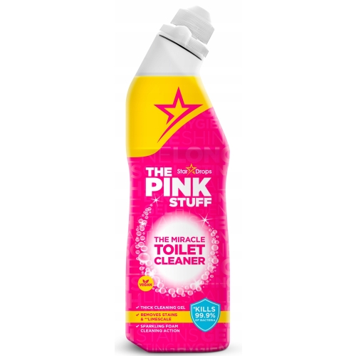 The Pink Stuff Żel do czyszczenia toalet Wc Zlewów Star Drops Vegan 750 ml
