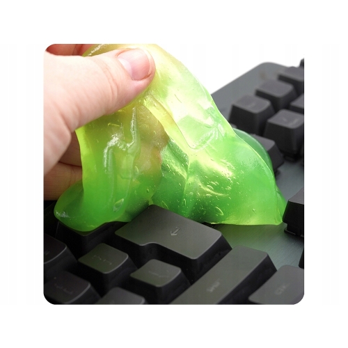 ŻEL GUMA SLIME DO CZYSZCZENIA AUTA ZAKAMARKÓW KLAWIATURY Z KURZU I BRUDU