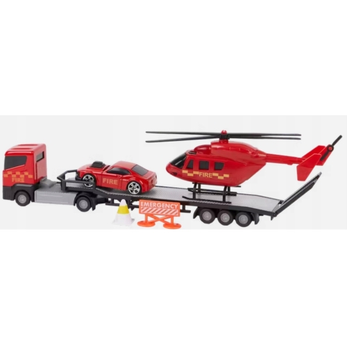 Laweta straż pożarna służby miejskie MEGA TRANSPORTER Street Machines 3+