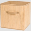 ORGANIZER PUDEŁKO POJEMNIK BAMBUSOWY SKŁADANE DO KOMODY 31x31CM Z UCHWYTEM