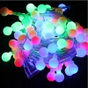 Kolorowa Girlanda PARTY LIGHTS 50 LED 2,5 cm matowe kulki długość 1500 cm A