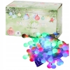 Kolorowa Girlanda PARTY LIGHTS 50 LED 2,5 cm matowe kulki długość 1500 cm A