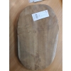 TACA DESKA OZDOBNA NATURALNE DREWNO TEKOWE DEKORACJA 33 x 3cm NIEREGULARNA