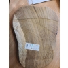 TACA DESKA OZDOBNA NATURALNE DREWNO TEKOWE DEKORACJA 33 x 3cm NIEREGULARNA