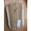 TACA DESKA OZDOBNA NATURALNE DREWNO TEKOWE DEKORACJA 33 x 3cm NIEREGULARNA