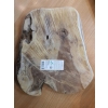 TACA DESKA OZDOBNA NATURALNE DREWNO TEKOWE DEKORACJA 33 x 3cm NIEREGULARNA