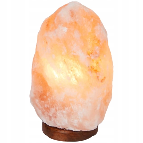 LAMPA SOLNA BRYŁA SOLI KAMIENNEJ ZASILANIE SIECIOWE DEKORACYJNA DUŻA 19 CM