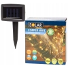 LAMPKI SOLARNE NA DRUCIKU 150 LED NA BALKON TARAS 15m MOCNE JASNE ŚWIATŁO