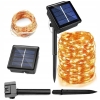 LAMPKI SOLARNE NA DRUCIKU 150 LED NA BALKON TARAS 15m MOCNE JASNE ŚWIATŁO