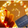 LAMPKI SOLARNE NA DRUCIKU 150 LED NA BALKON TARAS 15m MOCNE JASNE ŚWIATŁO