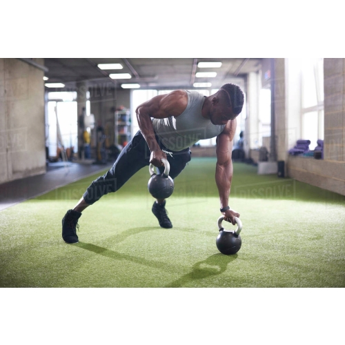 Ciężarek Hantel FITNESS Kettlebell Kaytan antyposlizgowa rękojeść 10 kg
