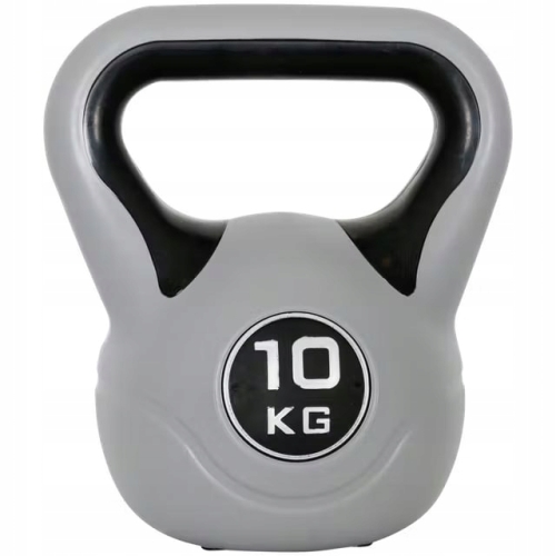 Ciężarek odważnik Kettlebelle Kaytan 10 kg treningowy z uchwytem z tworzywa
