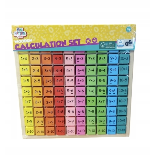 Tabliczka Dodawania Gra Matematyczna Tablica do Obliczeń Mini Matters 3+