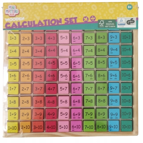 Tabliczka Dodawania Gra Matematyczna Tablica do Obliczeń Mini Matters 3+