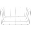 KOSZ KOSZYK METALOWY PODWIESZANY ORGANIZER POD PÓŁKĘ 30x26x14cm SZARY 2 szt