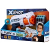 Pistolet Wyrzutnia Zuru Fury 4 X-SHOT Furry na 4 rzutki 16 strzałek