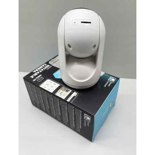 KAMERA OBROTOWA WEWNĘTRZNA WIFI FULL HD NIANIA ELEKTRONICZNA BIAŁA MICRO-SD
