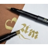 PISAKI DO KALIGRAFII ZESTAW 3 SZTUK GOLD 2,3,5 mm + FINELINER DecoTime