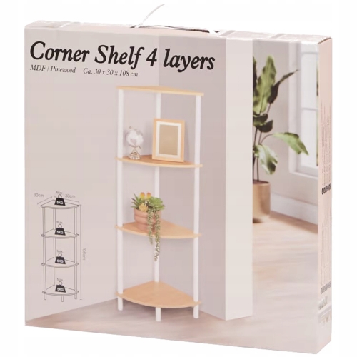 SZAFKA NAROŻNA REGAŁ NA BUTY CARDSPLITTER 108 x 30 cm b