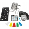 GRA BINGO TOWARZYSKA LOSOWA RODZINNA 18 kart 75 kulek DUŻY METALOWY BĘBEN