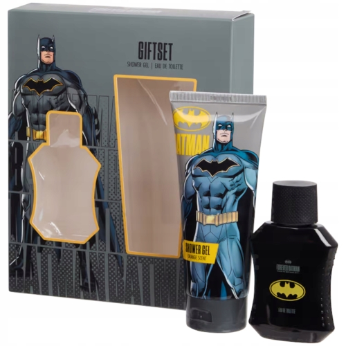 Zestaw Kosmetyków Prezentowy dla Mężczyzny Nastolatka Perfuma Żel BATMAN