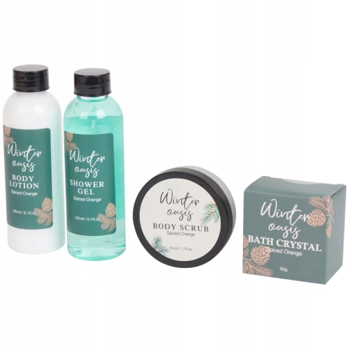 Zestaw upominkowy prezentowy Spice Orange SCRUB BODY LOTION GEL SÓL 4 PCS