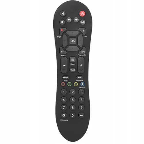 Oryginalny Pilot Cyfrowy Polsat BOX Evobox PVR LITE HD3000-7000 bez logo