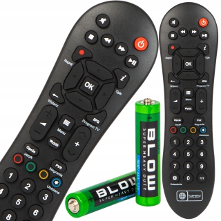 ORYGINAŁ PILOT DO DEKODERA CYFROWY POLSAT BOX EVOBOX PVR BATERIE AAA ZESTAW