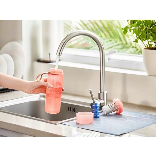 BUTELKA FILTRUJĄCA WRAZ Z FILTREM PHILIPS GoZero Hydration w kolorze PINK