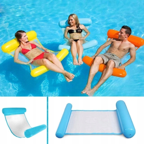 DMUCHANE KOŁO KÓŁKO DO PŁYWANIA NA PLAŻĘ BASEN 92 x 82 x 90 cm BIAŁA LAMA
