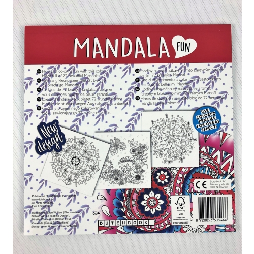 MANDALA KOLOROWANKA ANTYSTRESOWA DLA DOROSŁYCH 480