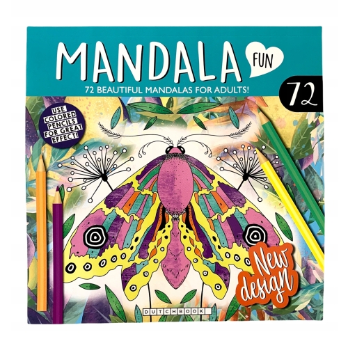 MANDALA KOLOROWANKA ANTYSTRESOWA DLA DOROSŁYCH 480